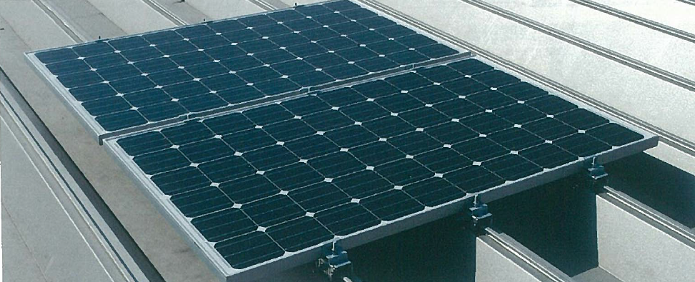 日栄インテック ハゼ式折板屋根設置(フラット設置型)架台 太陽光発電