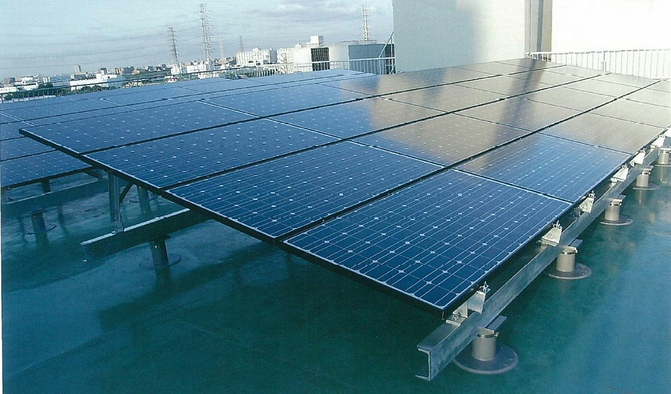 日栄インテック 睦屋根設置 太陽光発電 架台