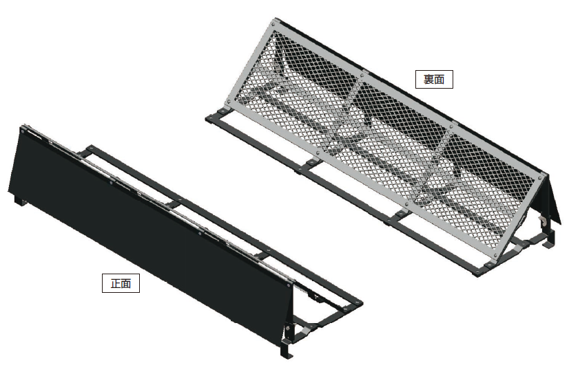 太陽光雪止め落雪防止 屋ネット H180・H180 W430