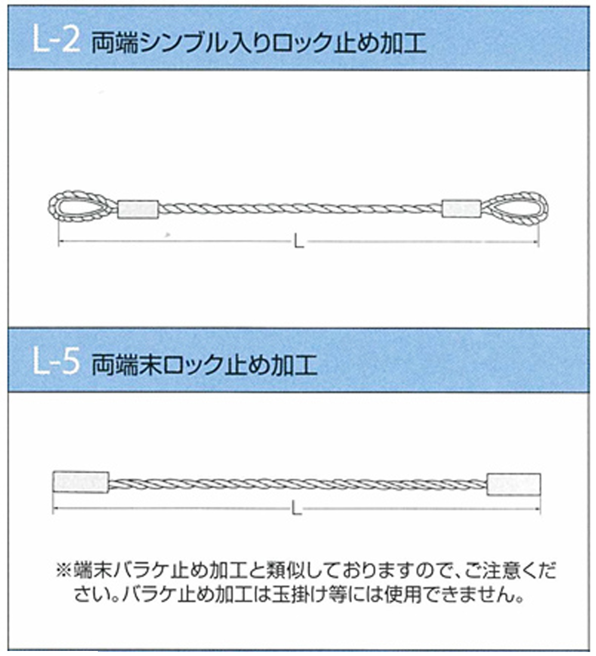ワイヤロープ加工品・付属品