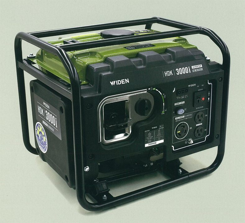 ワイデン インバーター発電機 HDK3000i
