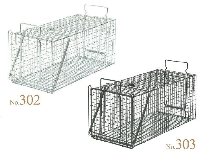 Dタイプ NO.202/302/402 小動物捕獲器(吊りエサタイプ)