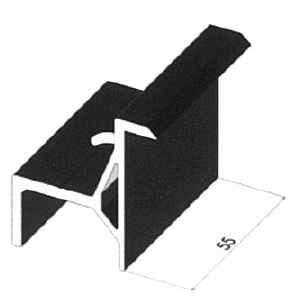 太陽光パネル取付金具 PVA-押え金具 H30-H45用