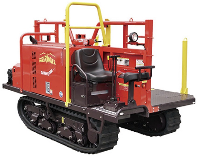 Canycom tracked compact forwarder BY510