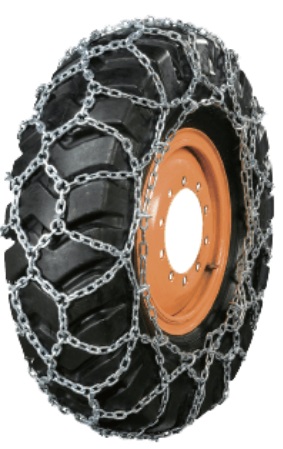 除雪車両用タイヤチェーン Hexa Grip® ヘキサグリップ® 強力仕様