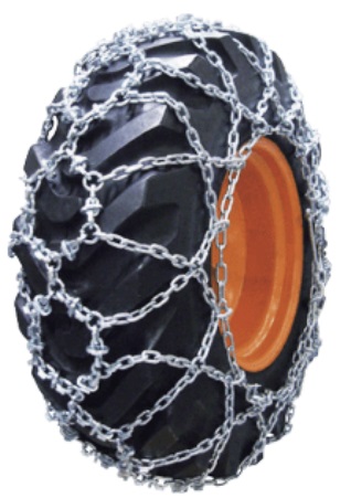 除雪車両用タイヤチェーン Hexa Grip® ヘキサグリップ® スクエアロック付