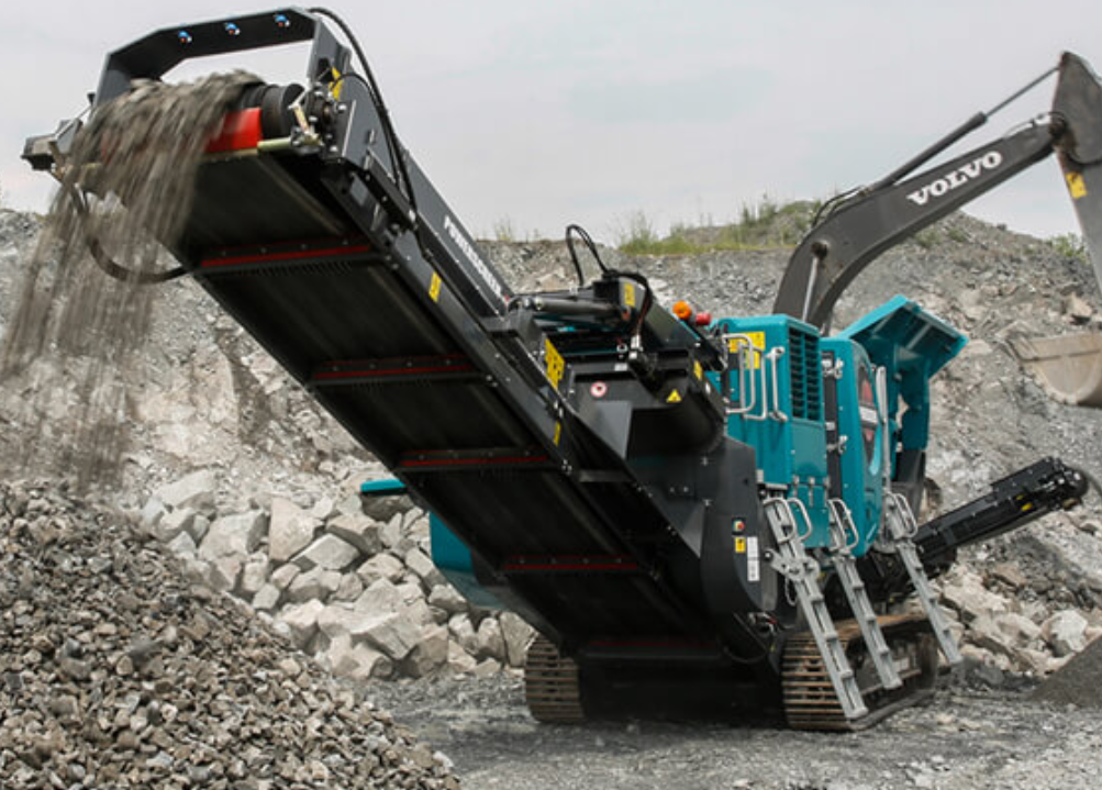 Powerscreen社 自走式ジョークラッシャー プレミアトラック R400X(レンタル機)