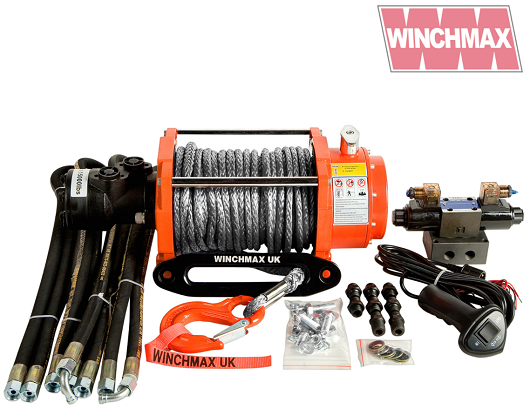 WINCHMAX 10,000lb油圧ダイニーマロープウインチ