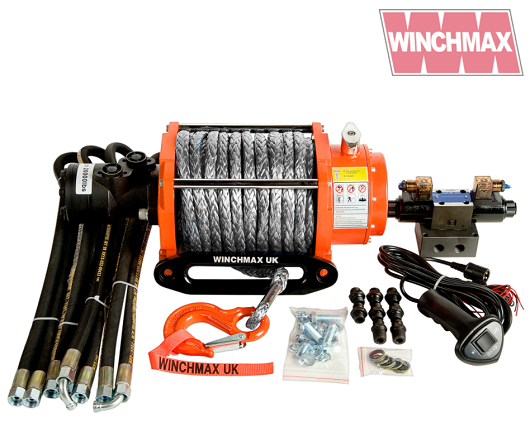 WINCHMAX 20,000lb油圧ダイニーマロープウインチ